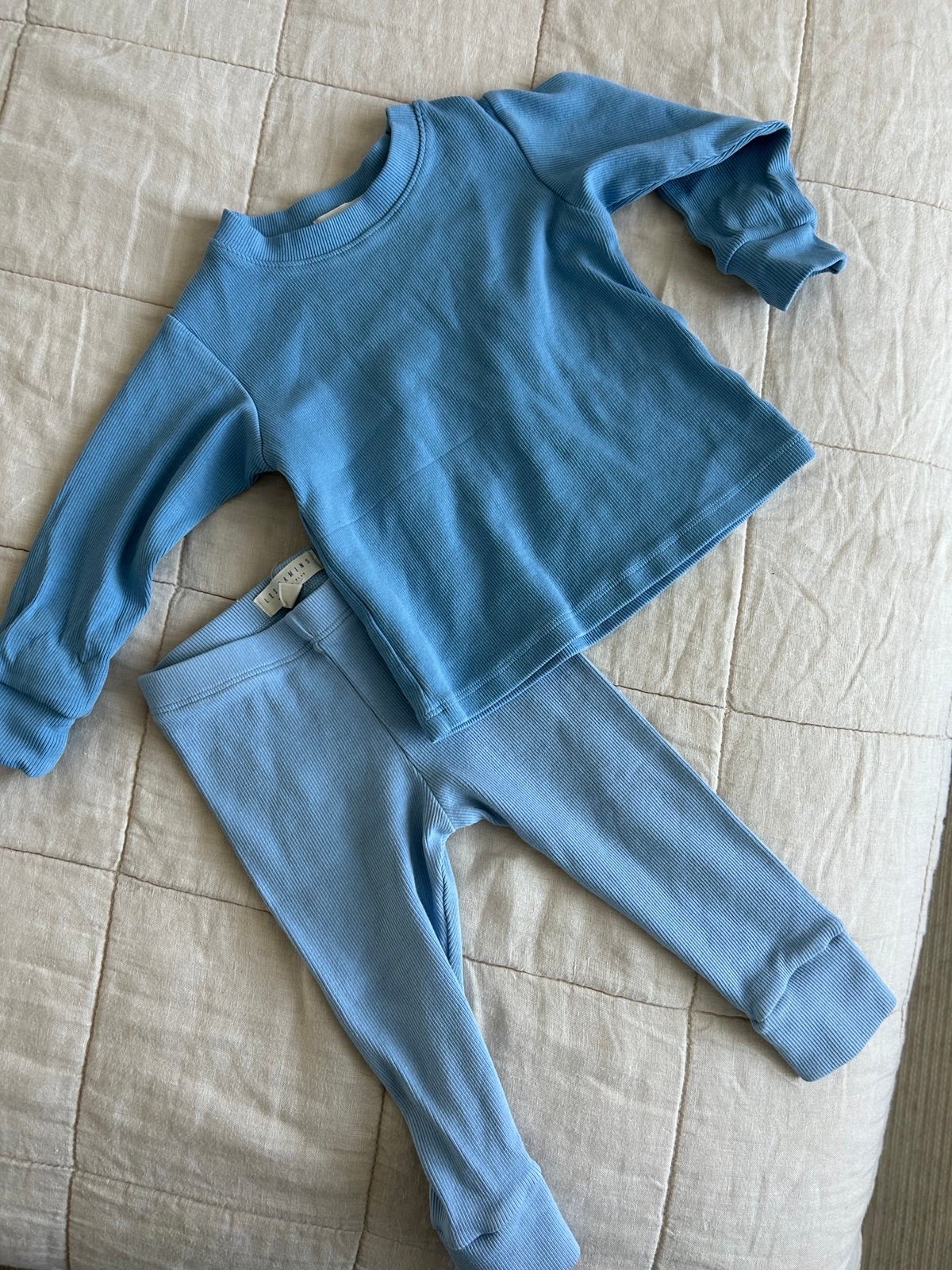 Les Gamins ribbed set