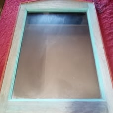 Frame made rustic mirror heavy duty
