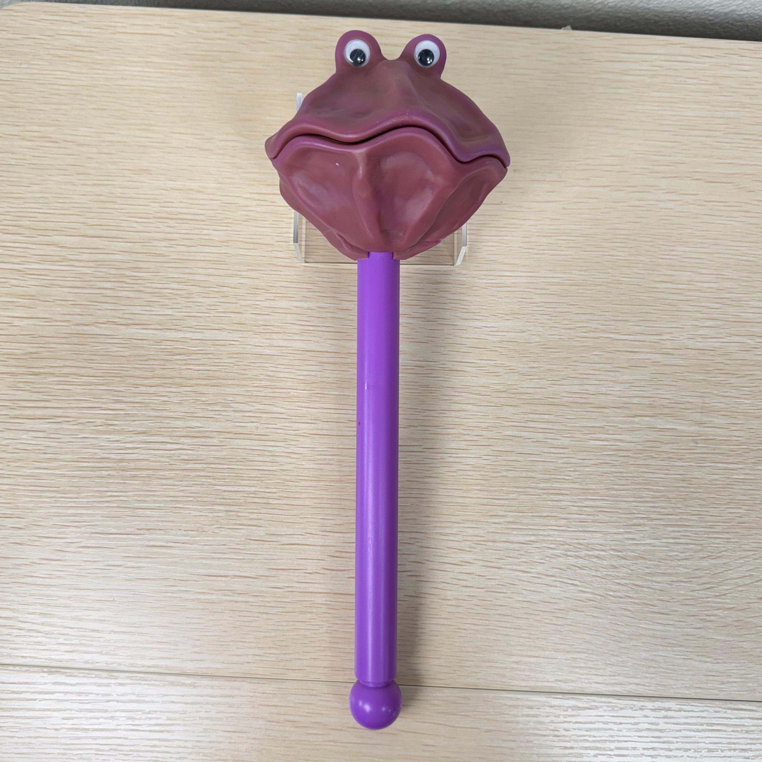 Educational Insights Puppet On A Stick Sea Squad Purple Clam Imaginary Play