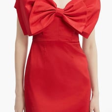 Bardot - Bow Off the Shoulder Mini Dress