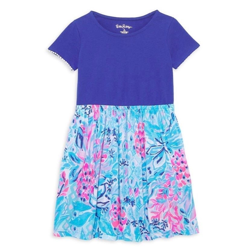 Lilly Pulitzer Giavanna Zanzibar Blue Party Princess Dress