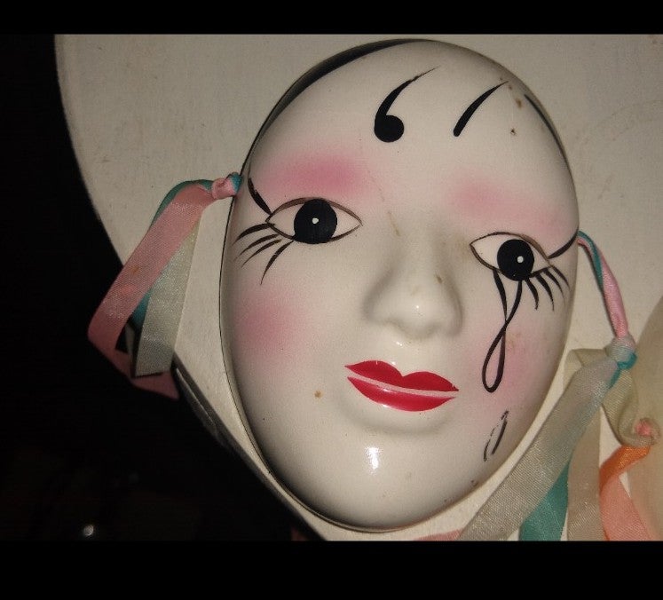 Vintage porcelain masks