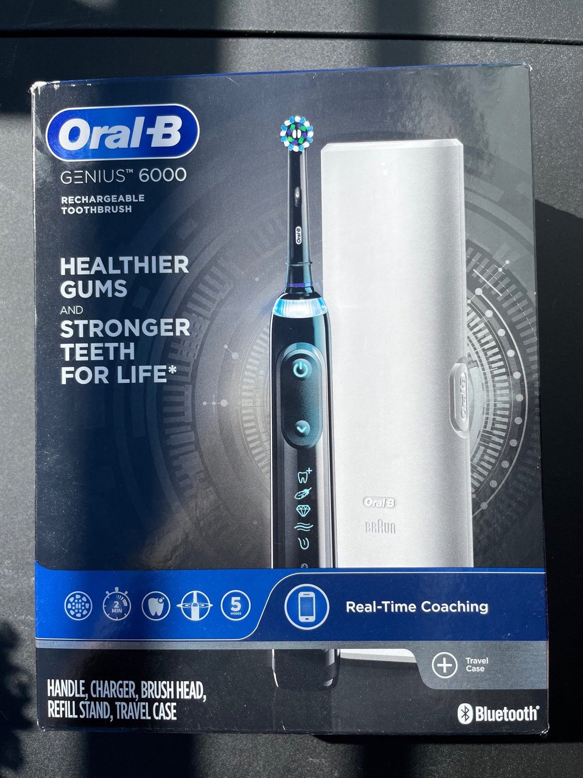 New Oral B Genius 6000 Rechargeable Toothbrush
