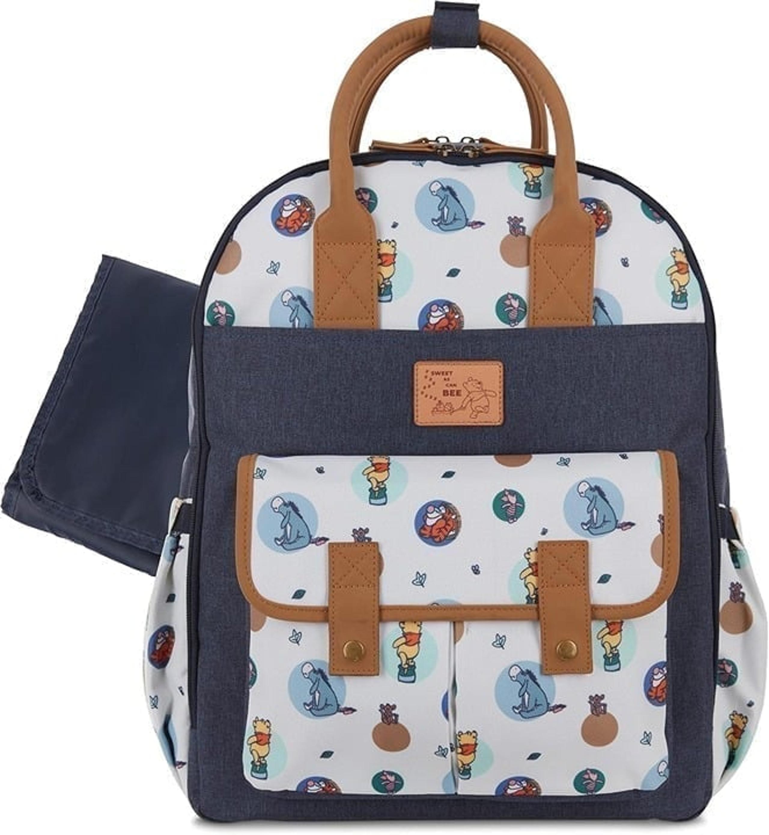 Disney Baby Diaper Bag, Winnie The Pooh Double Handle Backpack - NEW
