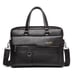 Laptop Briefcase WEIXIER 8619- Genuine Leather, Waterproof Men's Briefcase Large