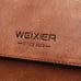 Laptop Briefcase WEIXIER 8619- Genuine Leather, Waterproof Men's Briefcase Large