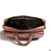 Laptop Briefcase WEIXIER 8619- Genuine Leather, Waterproof Men's Briefcase Large