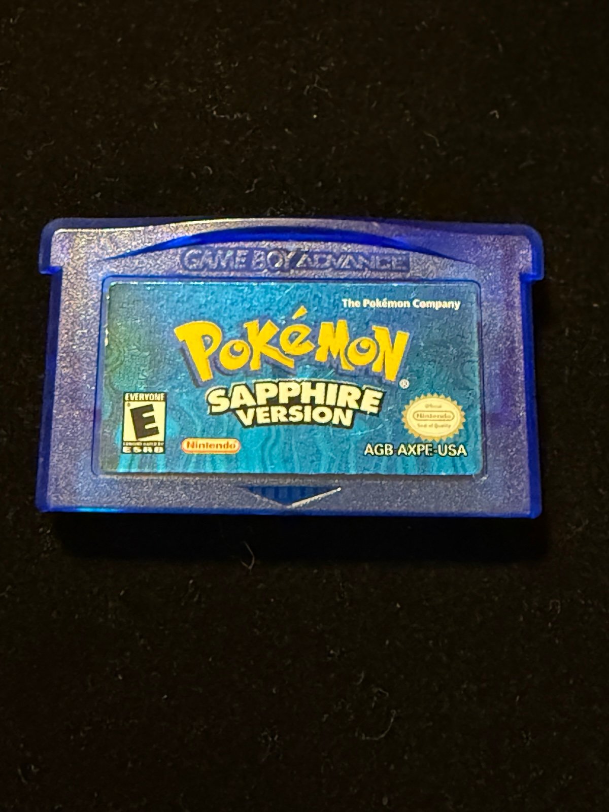 Authentic Pokémon Sapphire GBA Version For Gameboy Advance Nintendo DS Lite