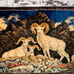 Vintage R.T. & Co. Horned Rams Tapestry