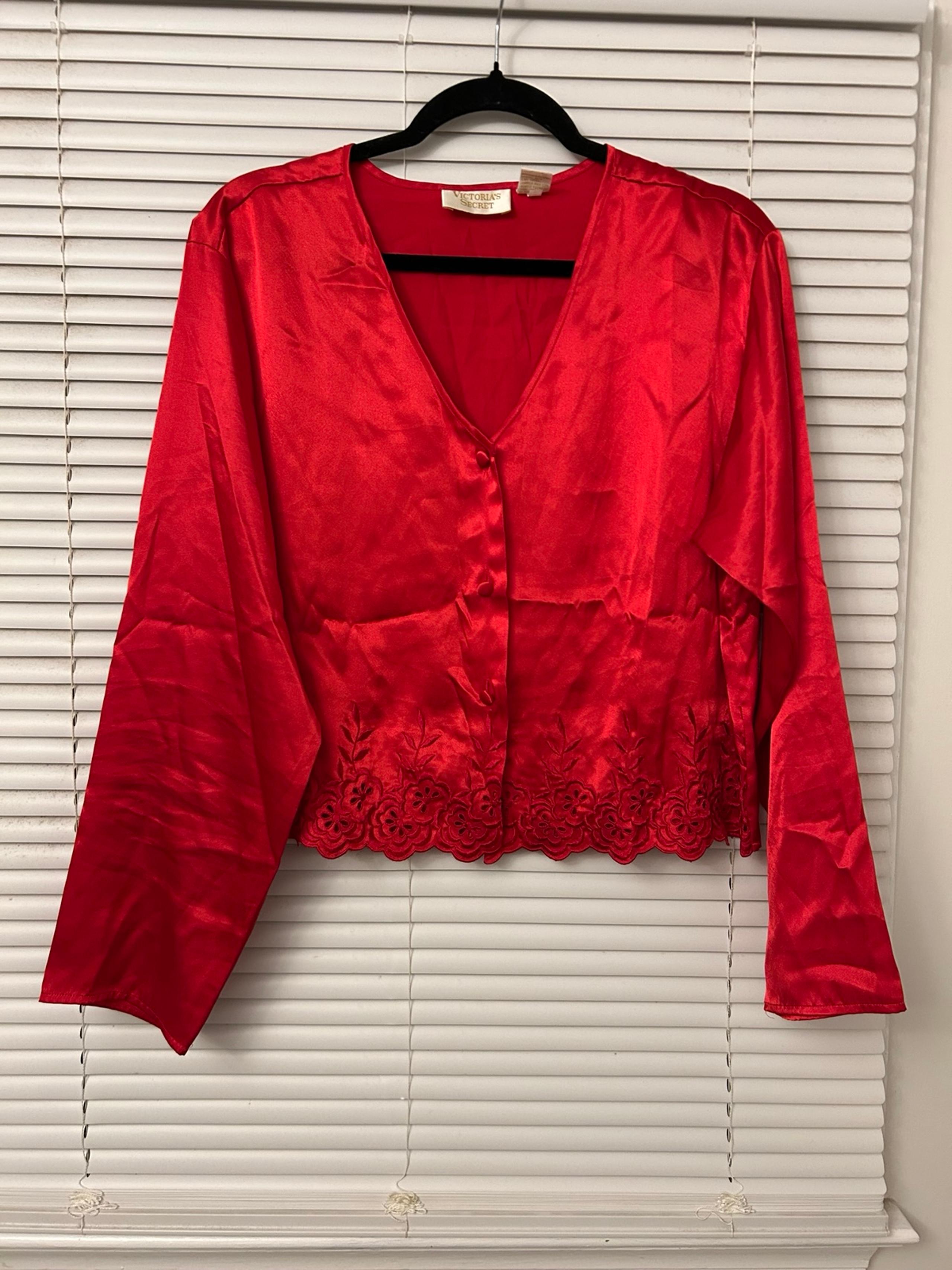 Vintage Victoria’s Secret Pajama Sleep Top Women’s Size Medium