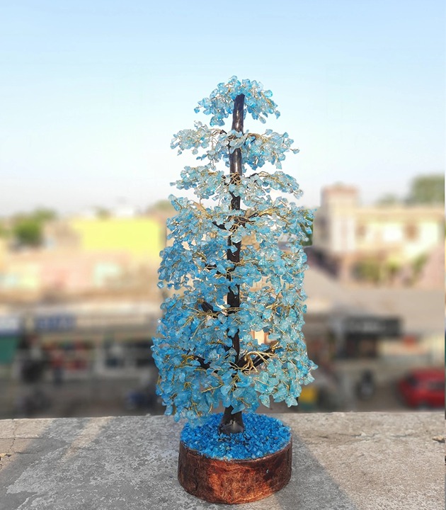 Large Turquoise Color Crystal Tree Beautitul Christmas Gift Money Tree 1500Stone