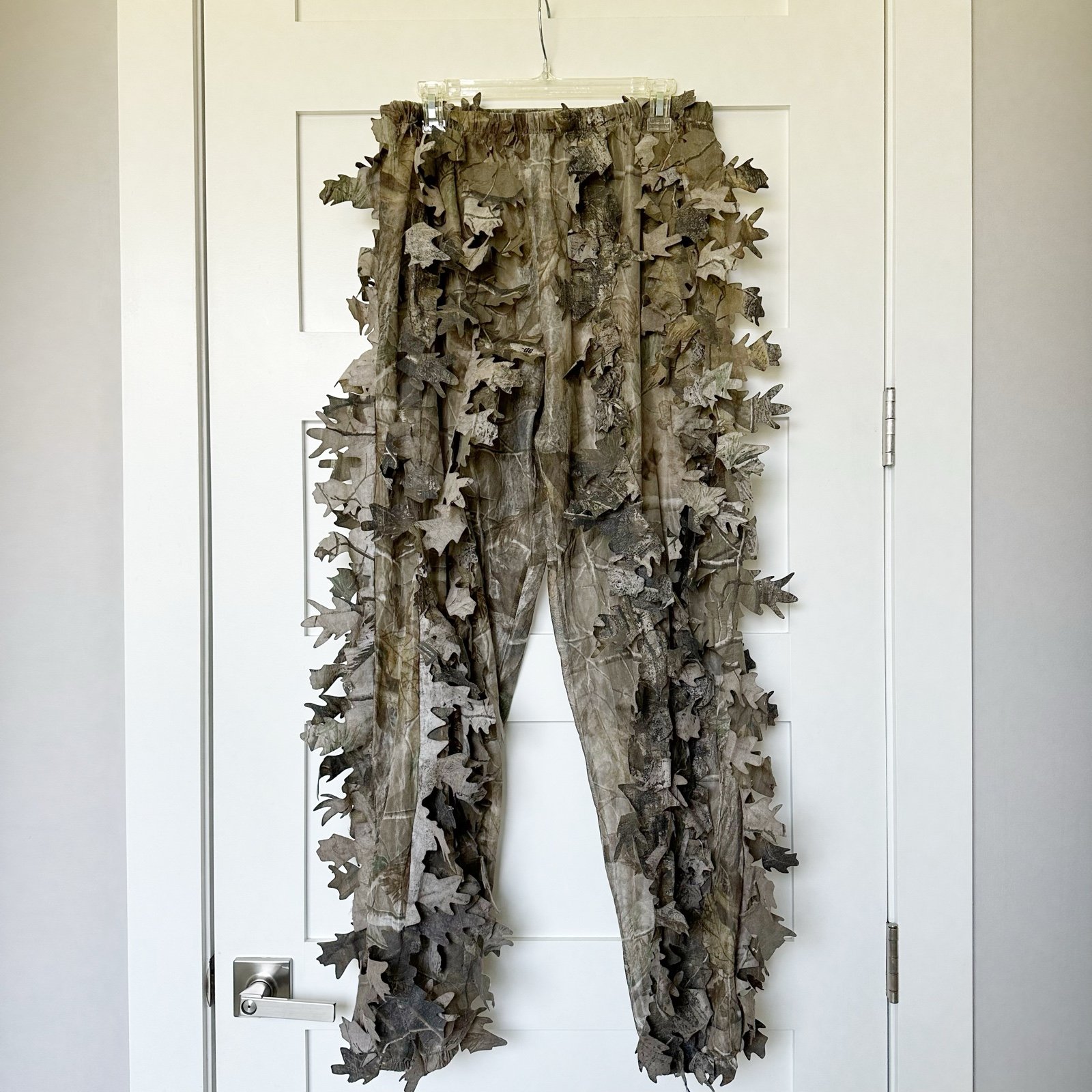 3D Leafy Print Mesh Hunting Pants