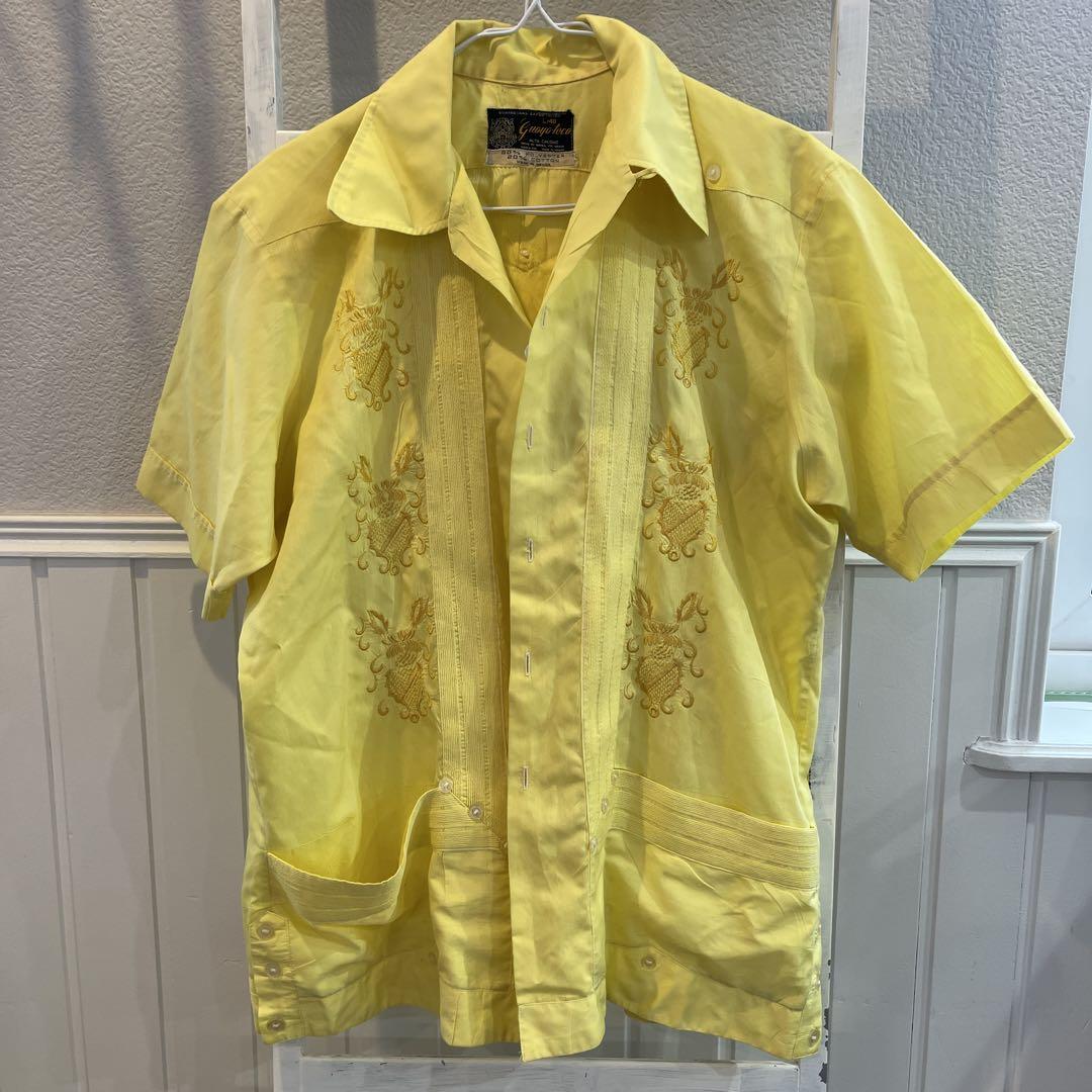 【Guaya-teco】 70's Vintage Cuba Shirt