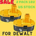2 Pack 18 Volt XRP 4.0AH Battery For Dewalt DC9096-2 DC9098 DC9099 DC9096 DW9096