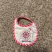 American Girl Bitty Baby Bundle Paisley Case Outfit Bib Pink Purple Wristlet