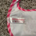 American Girl Bitty Baby Bundle Paisley Case Outfit Bib Pink Purple Wristlet