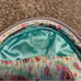 American Girl Bitty Baby Bundle Paisley Case Outfit Bib Pink Purple Wristlet