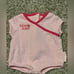 American Girl Bitty Baby Bundle Paisley Case Outfit Bib Pink Purple Wristlet