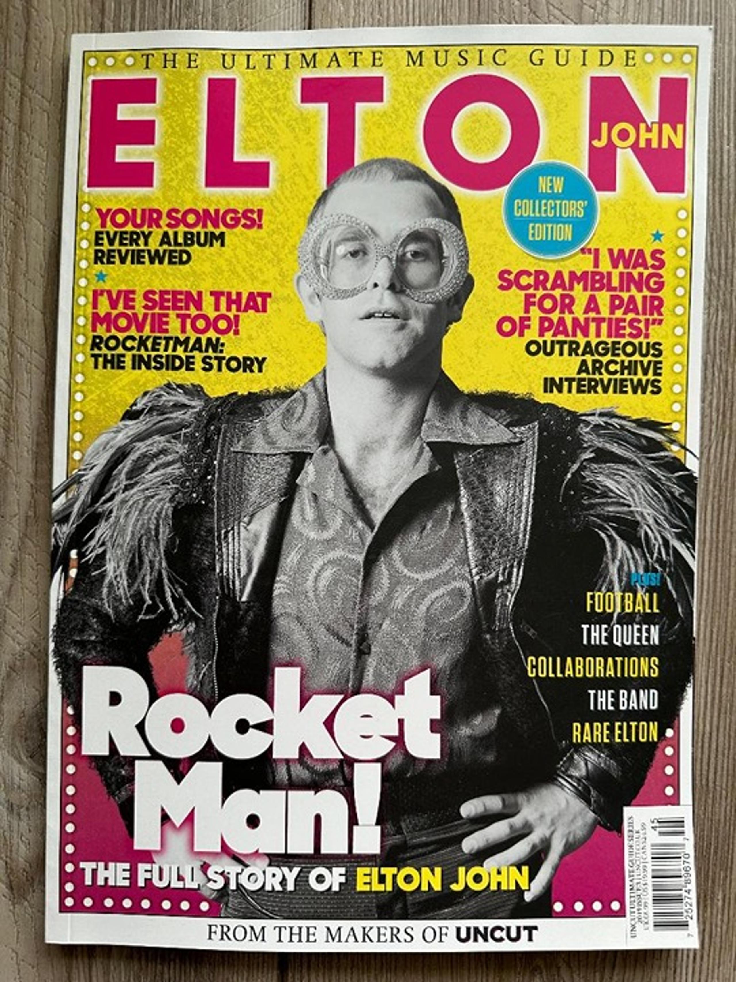 UNCUT 122 Page ELTON JOHN Ultimate Music GUIDE SPECIAL Full Story ROCKET MAN '19