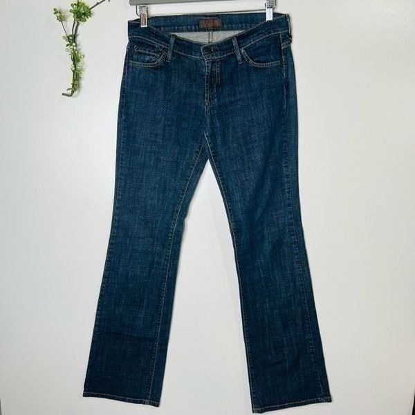 James Jeans Dry Aged Denim Dublin Braided Bootcut Jeans 29