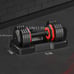 Adjustable Dumbbell Set with Metal Handles for Exercise and Fitness