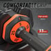 Adjustable Dumbbell Set with Metal Handles for Exercise and Fitness