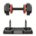 Adjustable Dumbbell Set with Metal Handles for Exercise and Fitness