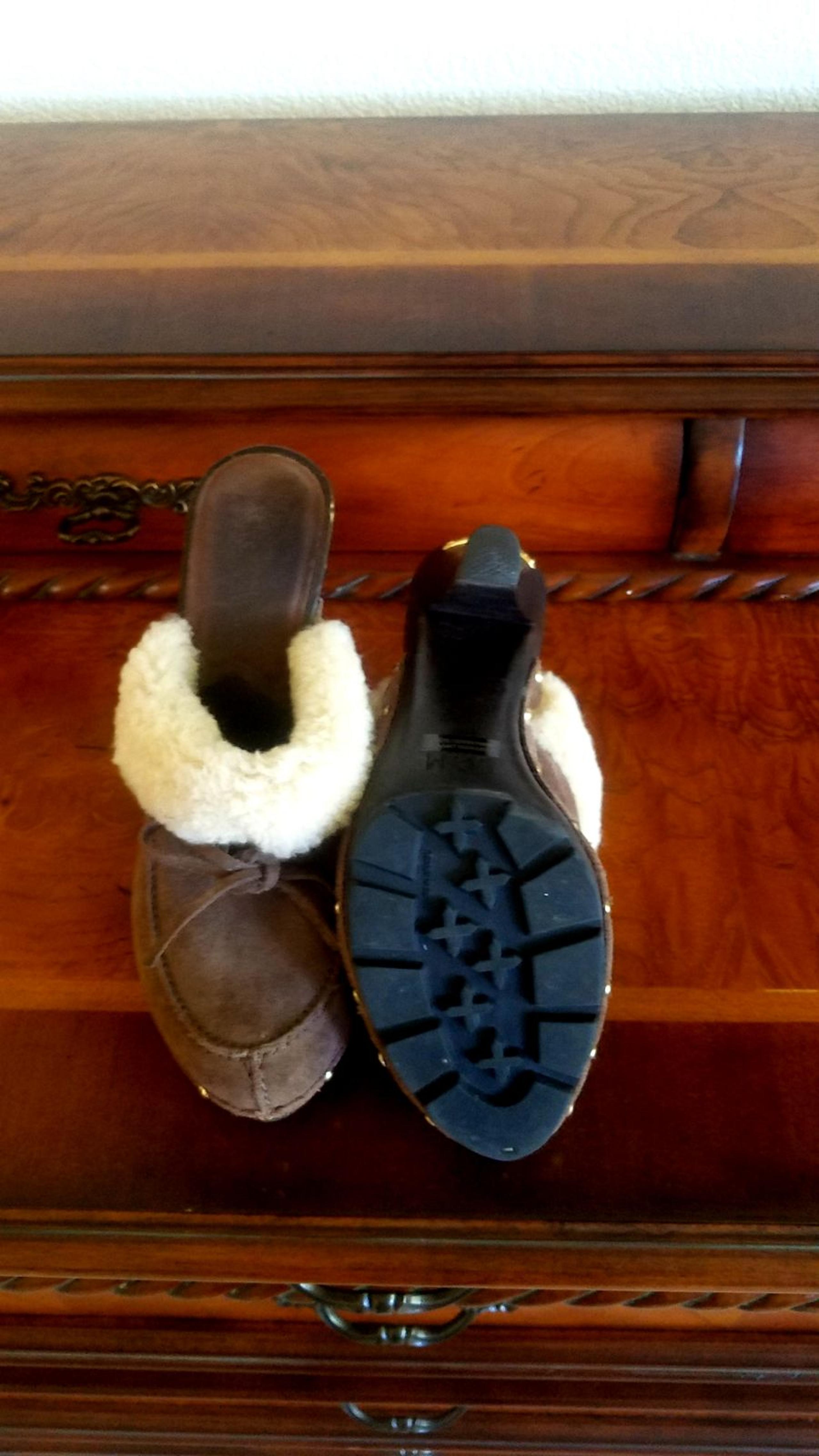 Michael Kors Shearling Clogs Mules