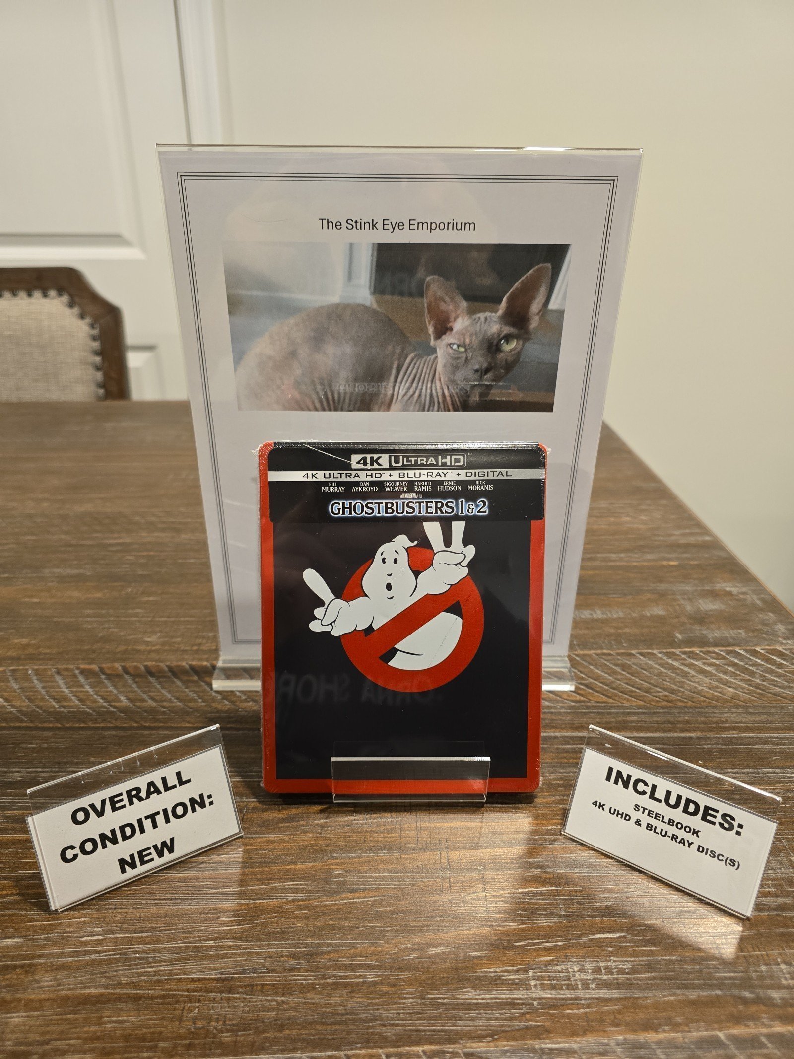 Ghostbusters 1 & 2 5 Disc Steelbook Edition on 4K UHD and Blu-ray (2019) - AAGXV