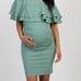 Pinkblush Sage Off Shoulder Fitted Maternity Dress size M