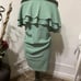 Pinkblush Sage Off Shoulder Fitted Maternity Dress size M