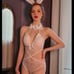 3pcs Bunny Costume Powder Pink Lingerie Set