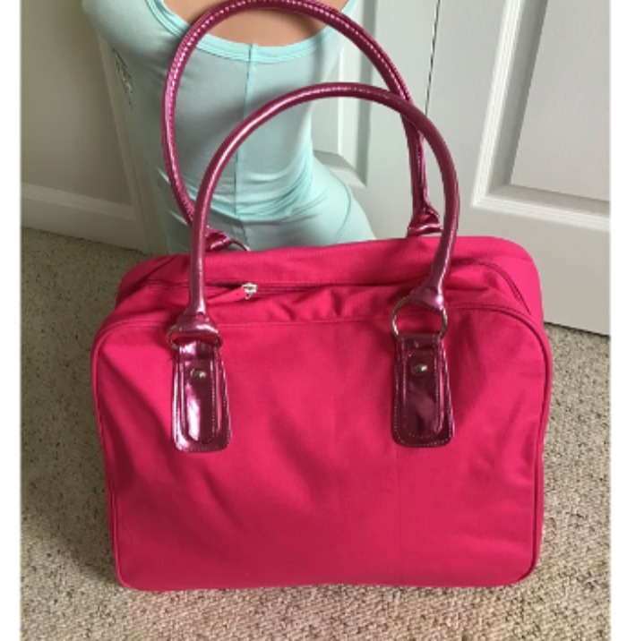 Victoria's Secret fashion show pink bag shopper