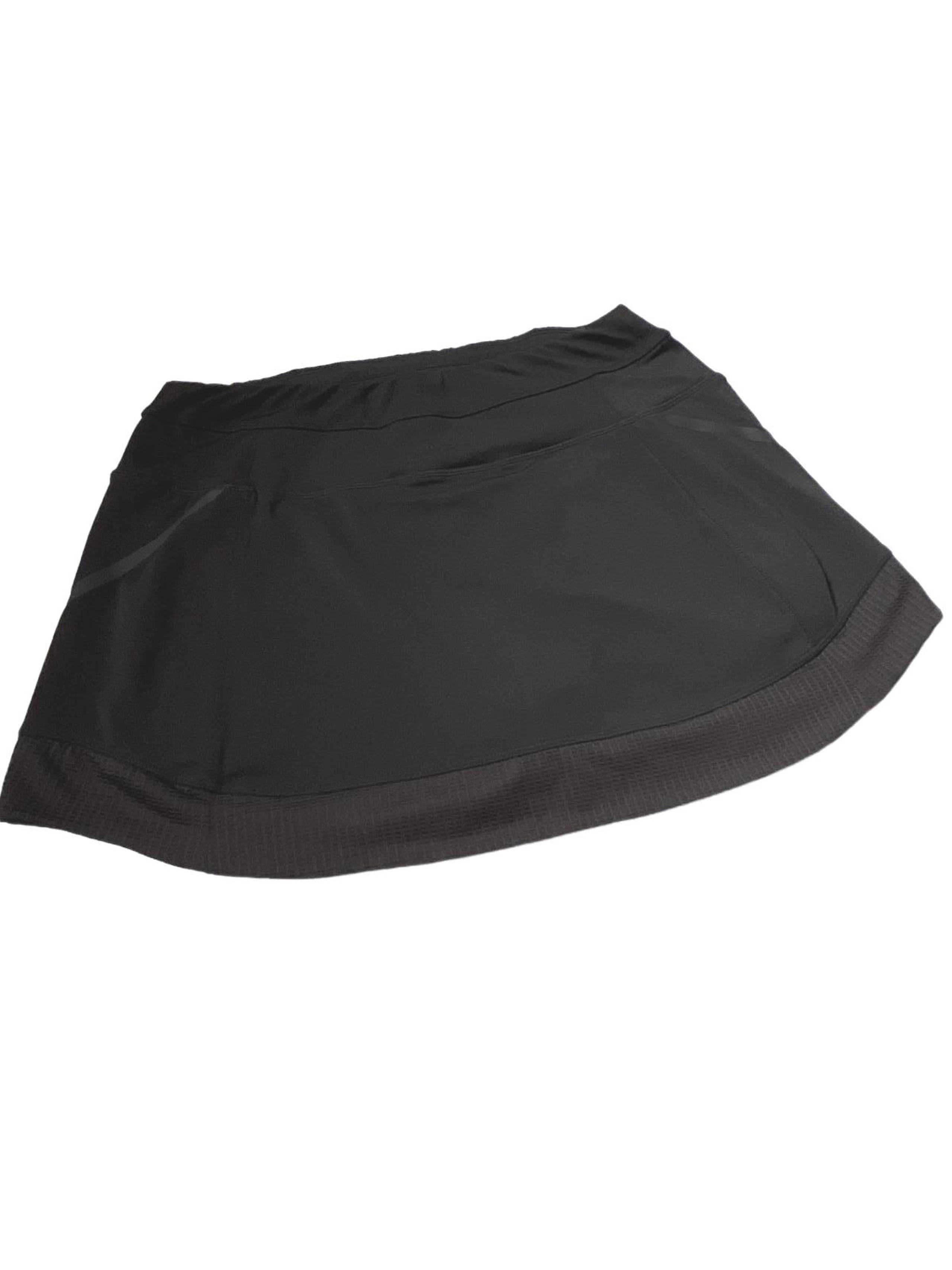 Athleta Women's Stretchy Athletic Black Running Golf Skort Size Medium
