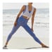 NWT Free People Movement Good Karma High Rise Leggings 7/8 Crop Vintage Blue M/L