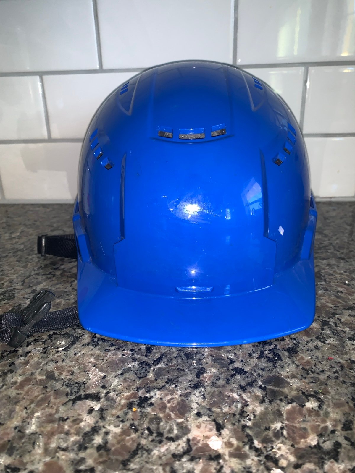 BOLT Blue Type 2 Class C Front Brim Vented Safety Helmet