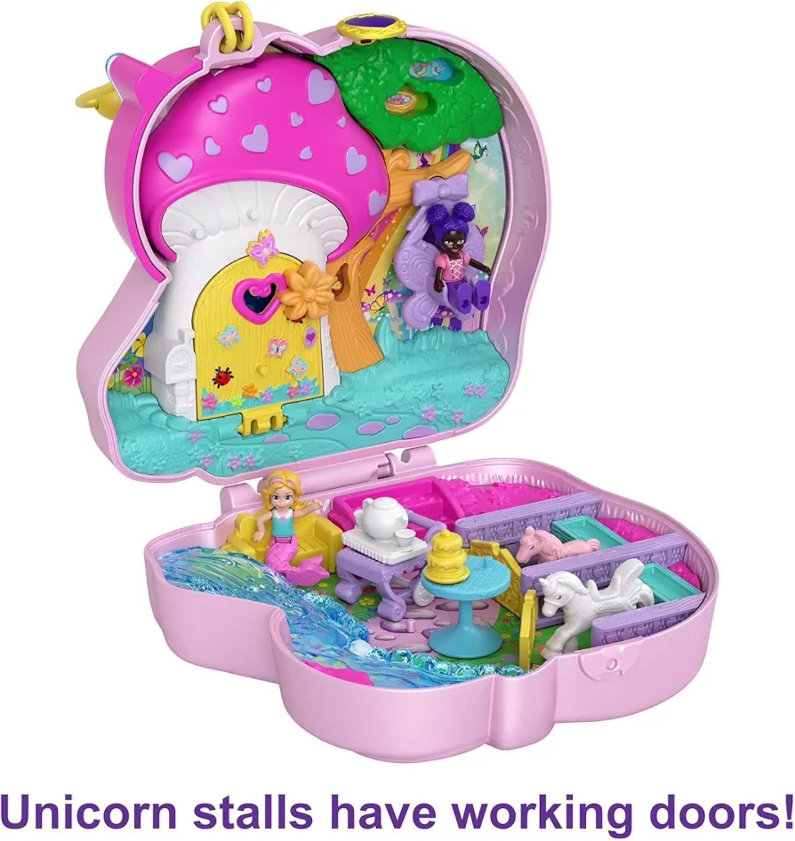 Polly Pocket Unicorn Forest Compact
