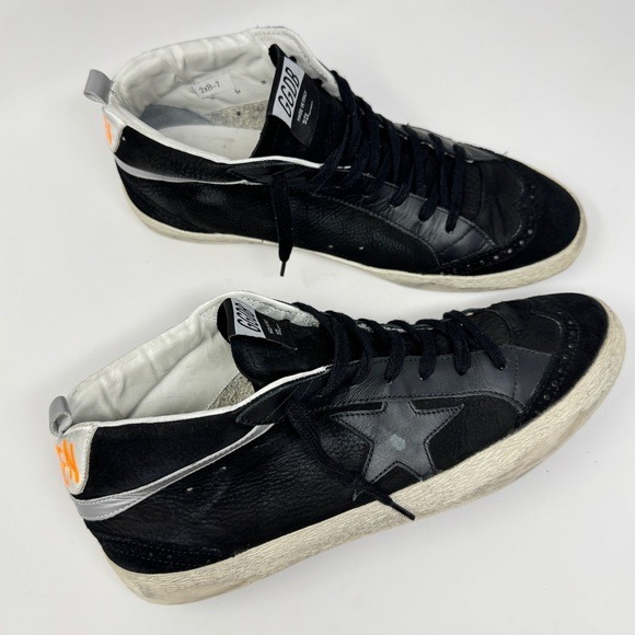Golden Goose Mid mStar Nubuck Sneakers Size 44Worn by Bobby Axelrod on Billions