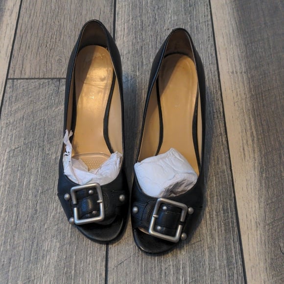 Nine West Women's Black Wedges 8