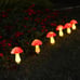 Waterproof Solar Mushroom Lights Outdoor Decor, 8 Modes for Garden.