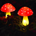 Waterproof Solar Mushroom Lights Outdoor Decor, 8 Modes for Garden.