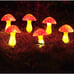 Waterproof Solar Mushroom Lights Outdoor Decor, 8 Modes for Garden.