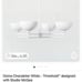 Dome Chandelier White - Threshold™ designed with Studio McGee Retail 220
