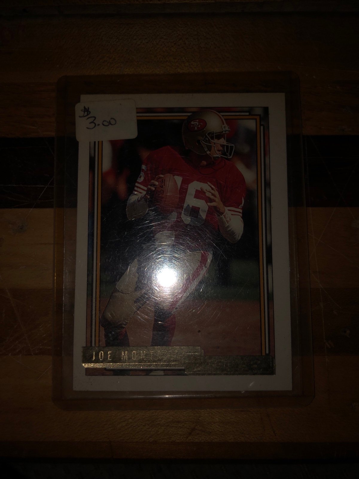 Joe Montana Football card