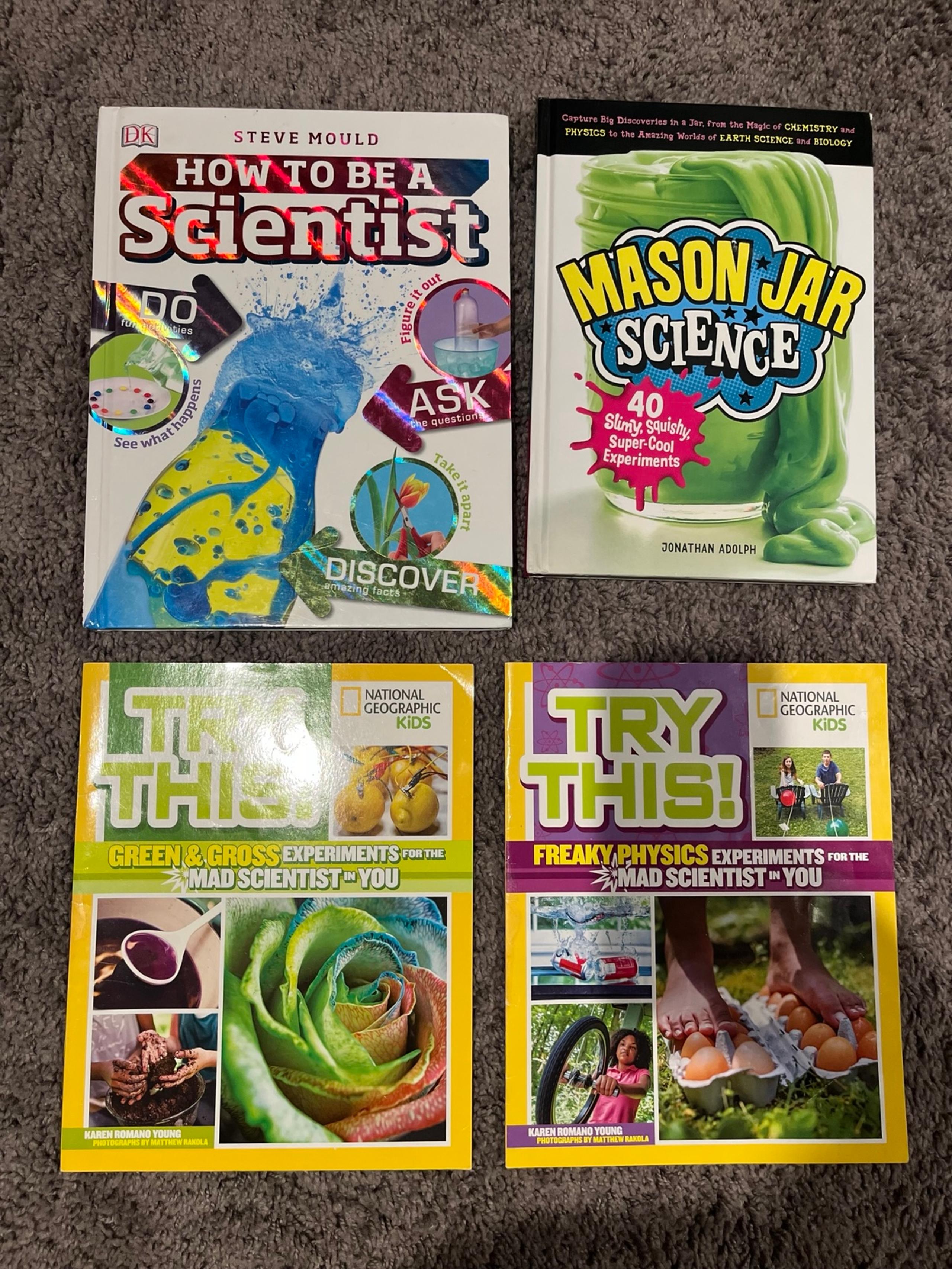 Science Book Bundle - How To Be A Scientist - Mason Jar Science - Try This