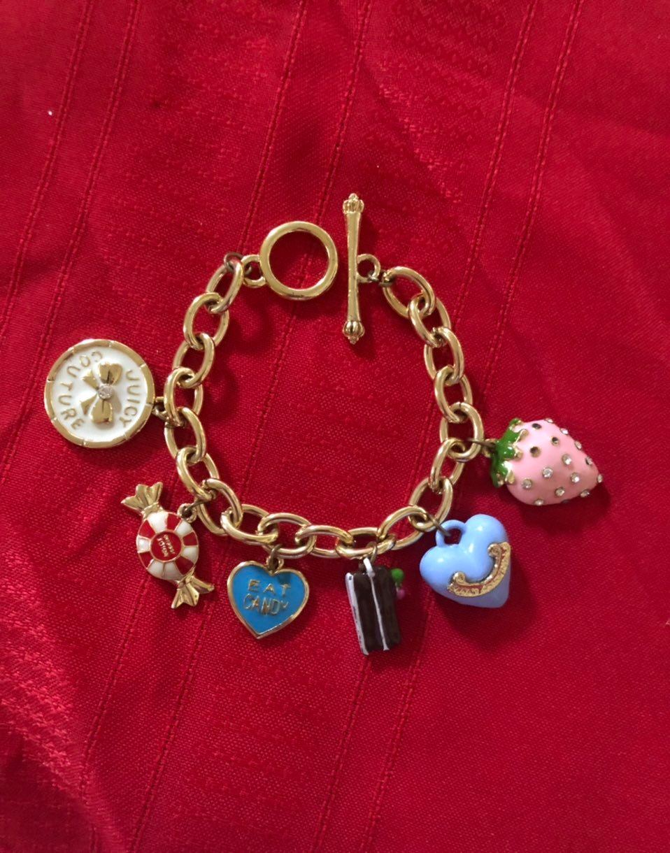 Vintage Juicy Couture Sweets Charm Bracelet