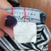 Vintage 90s/Y2K Black & White Striped Stretchy Cowl Neck Halter Top