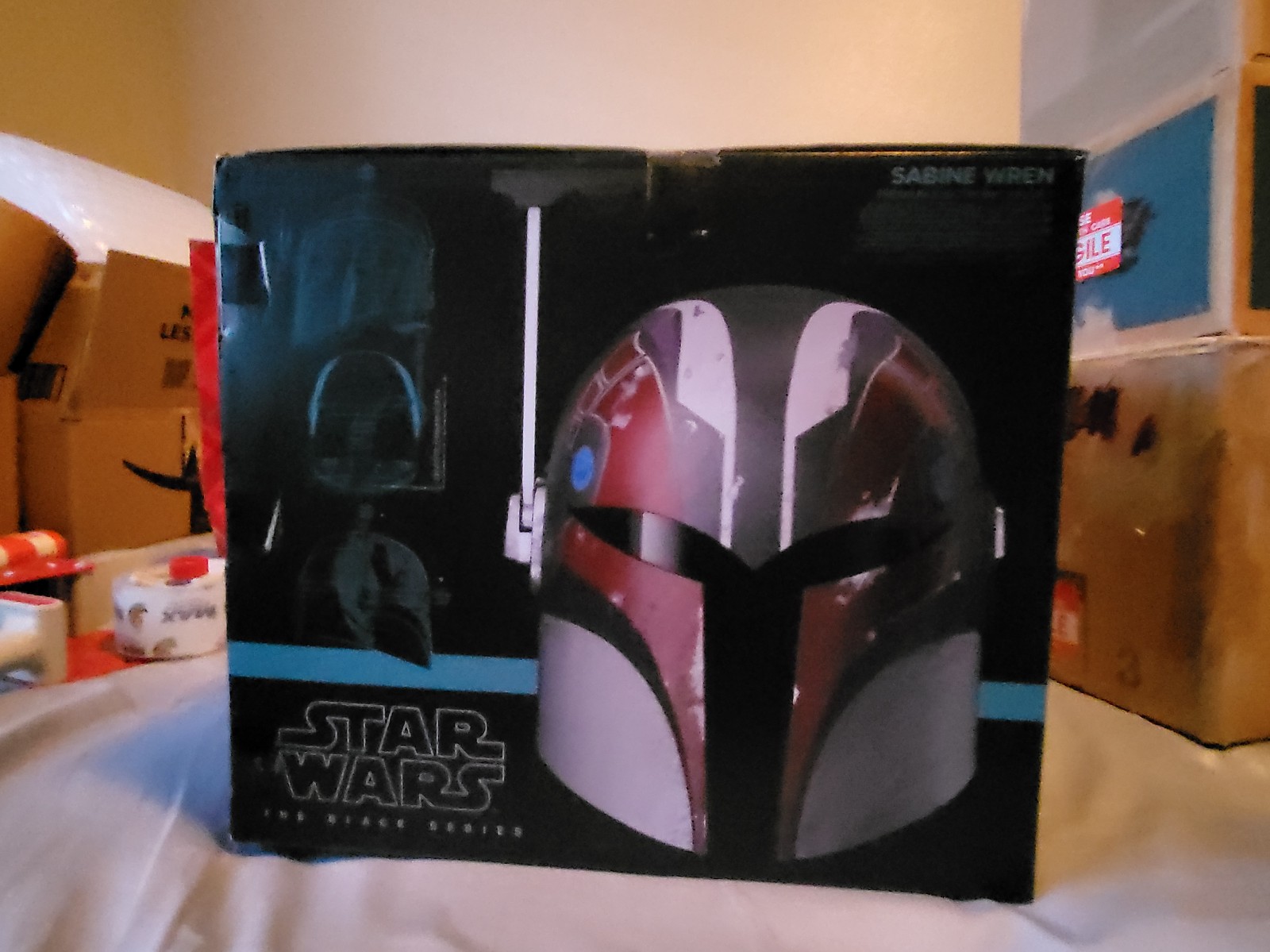 Star Wars : Ahsoka Sabine Wren Electronic Helmet The Black Series New Hasbro