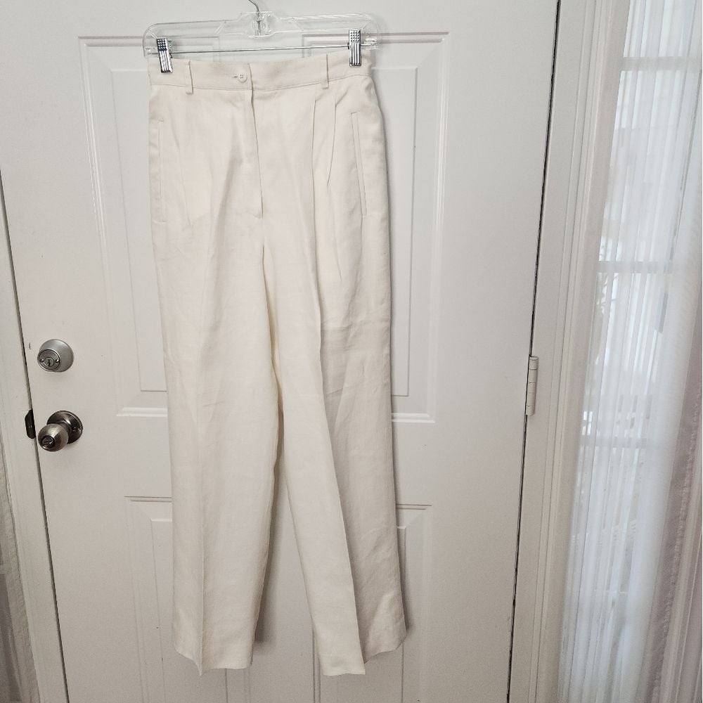 Parisian Signature 100% Linen Pants Size 6