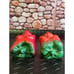 Red Chili Pepper Anthropomorphic Faces Signed By Artist R. Vandamme 1996 Set